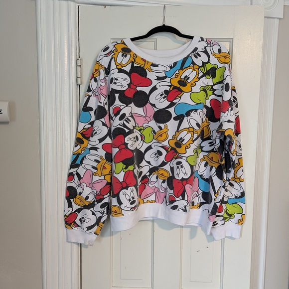 Disney Tops - Disney Mickey and Friends Graphic Pullover Sweatshirt
